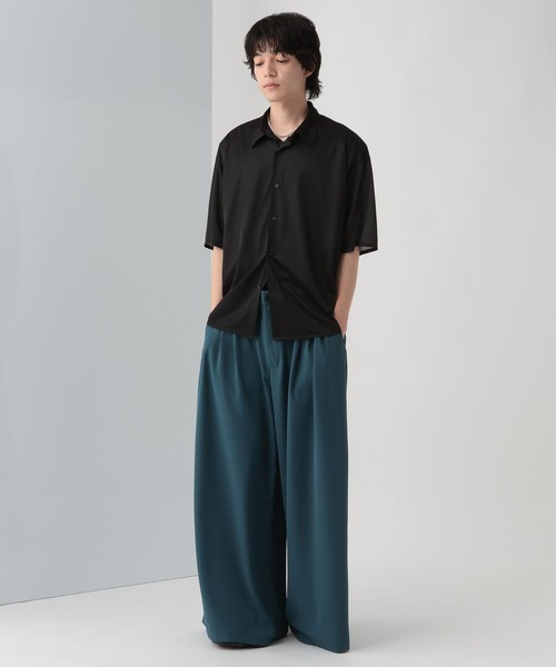 「HARE」 半袖シャツ LARGE ブラック メンズ_画像7