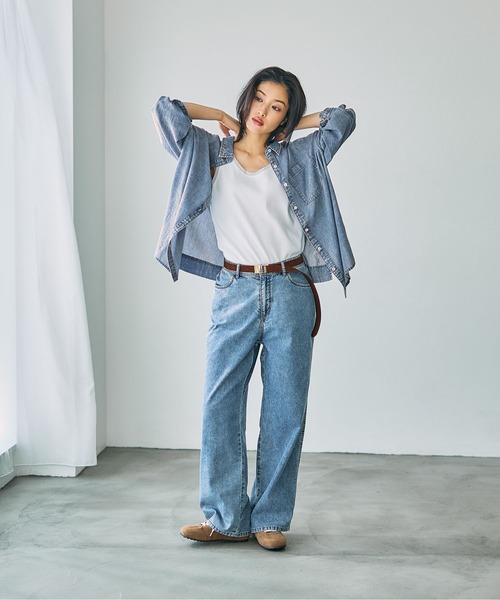 【LEPSIM】 グレー グラフィック長袖Tシャツ LEPSIM（レプシィム） 長袖シャツ FREE グレー レディース : ZOZOTOWN