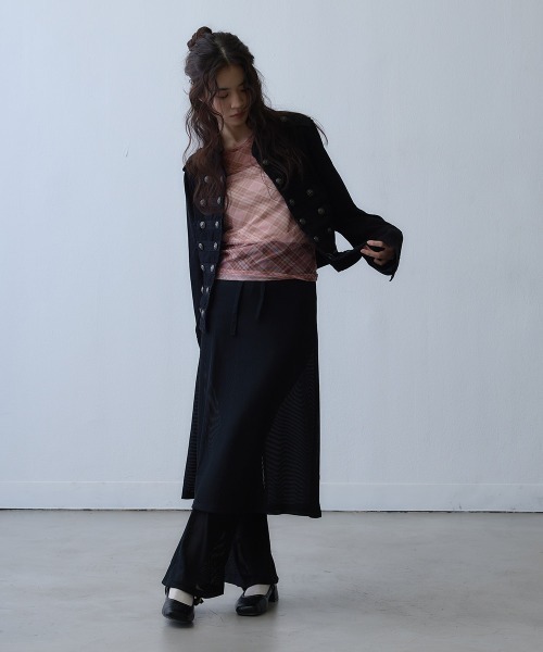 Clum コート アウター metal button napoleon jacket / メタルボタン
