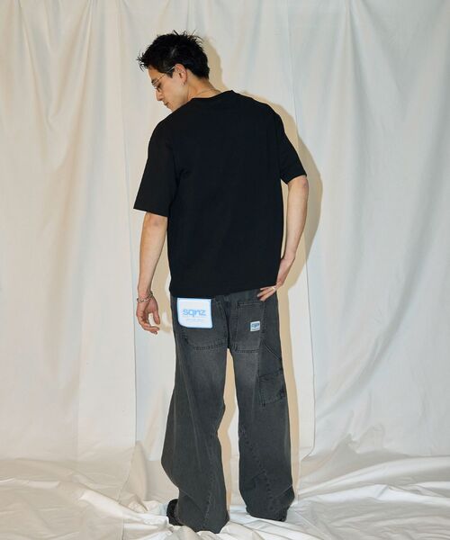 「SEQUENZ」 半袖Tシャツ SMALL ベージュ メンズ_画像9