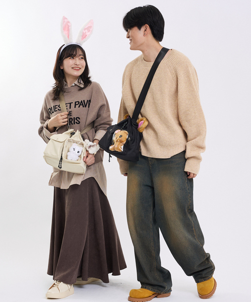 「LOWELL things」 ショルダーバッグ フリー アイボリー レディース_画像9