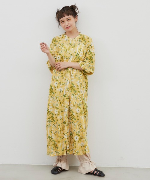 ワンピース シャツワンピース ボタニカルシャツワンピース Zozotown Paypayモール店 通販 Paypayモール