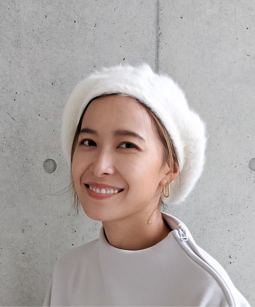 Per sist ence（パーシエンス） 帽子 ベレー帽 アンゴラベレー