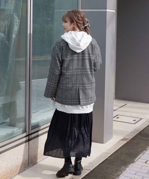 セットアッ ジャケット Paypayモール店 通販 Paypayモール テーラードジャケット オーバーサイズダブルジャケット Zozotown