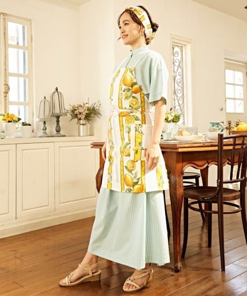 欧州航路 エプロン 「欧州航路」プロバンスレモンエプロン : ZOZOTOWN