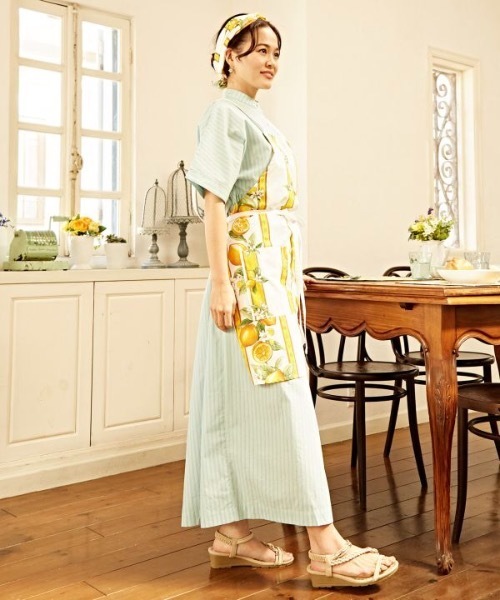 欧州航路 エプロン 「欧州航路」プロバンスレモンエプロン : ZOZOTOWN