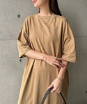 ワンピース 夏 半袖 配色ステッチオーバーサイ...の詳細画像5