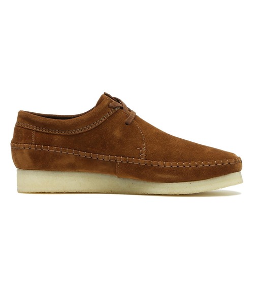 Clarks オリーブ スエード デッキシューズ Clarks（クラークス） デッキシューズ WallabeeEVO / ワラビーエヴォ