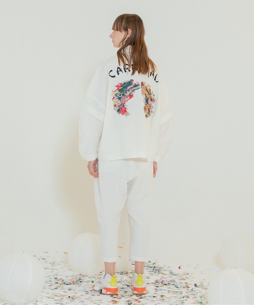 STOF ブルゾン アウター Linen UTAGE Embroi Blouson メンズ