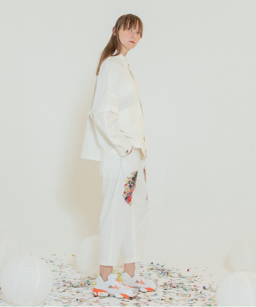STOF ブルゾン アウター Linen UTAGE Embroi Blouson メンズ