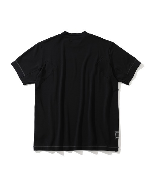 MARK & LONA Tシャツ 黒 MARK&LONA tシャツ Cray Mock Neck Shirts | MEN メンズ
