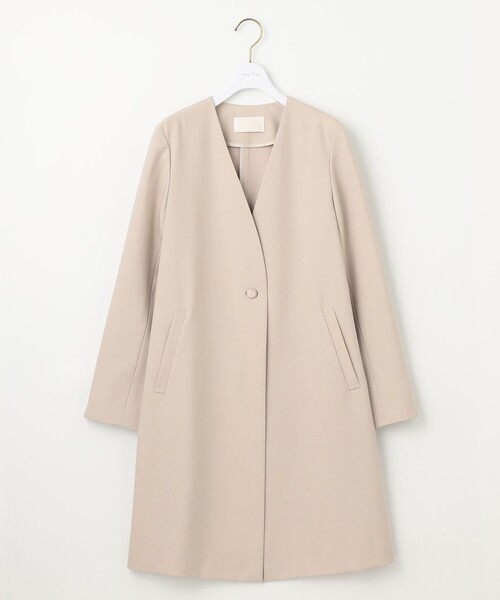 ANY SIS（エニィスィス） ノーカラーコート コート カラーレスライト