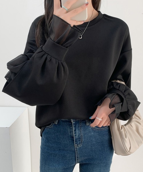 美品 21aw kolor ダンボール ニット ドッキング スウェット シャツ kolor 21aw ダンボールスウェット