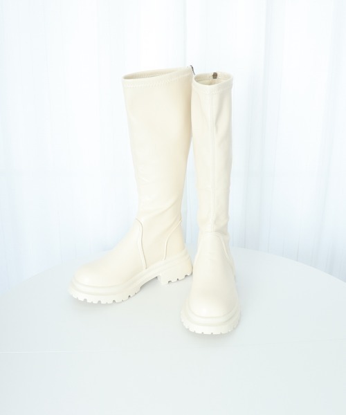 miniministore ブーツ ロングブーツ 厚底ブーツ レディース韓国