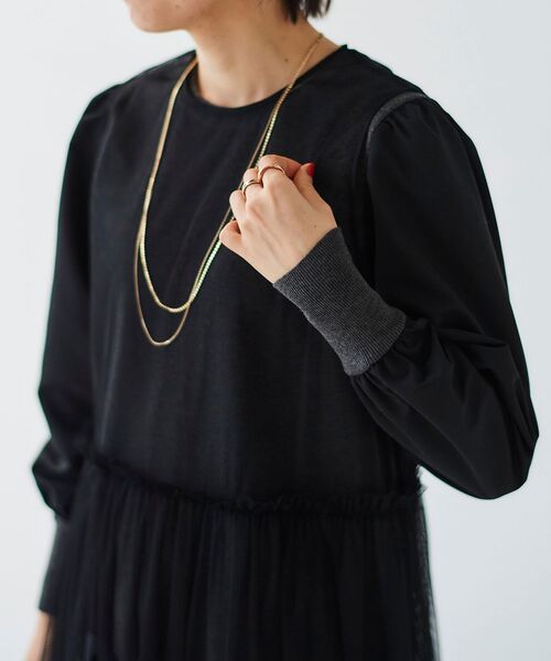 le.coeur blanc（ルクールブラン） ワンピース チュールワンピース