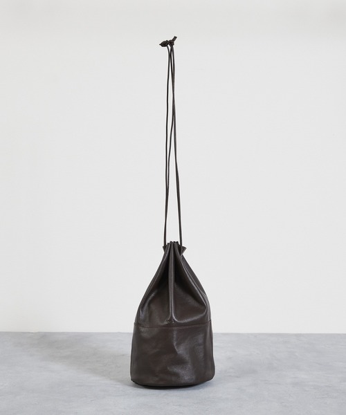 And A トートバッグ アンドエー / FINE LEATHER DRAWSTRING BAG