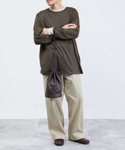 And A トートバッグ アンドエー / FINE LEATHER DRAWSTRING BAG