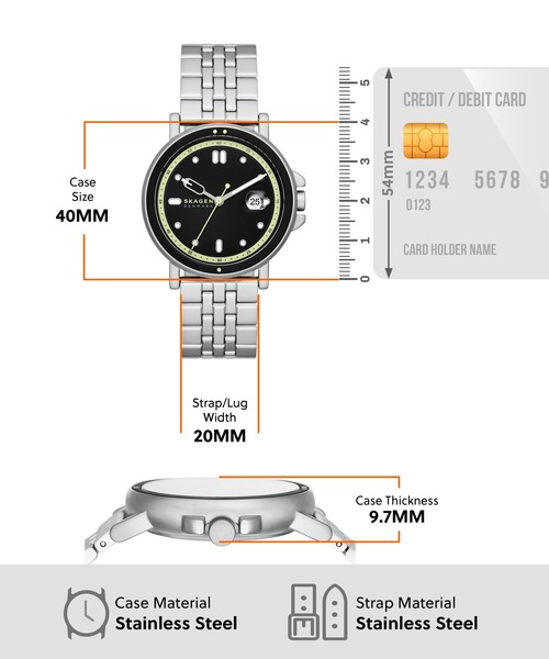 SKAGEN（スカーゲン） 腕時計 腕時計 メンズ アナログ ステンレス