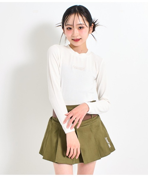 [新品]女の子服　ANAP❤︎School フォーマルセット　スカート　160cm ANAP GiRL スカート ベルト付ローライズ風プリーツスカート