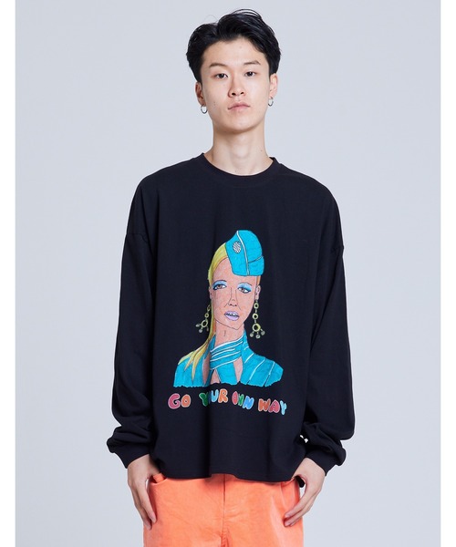 tシャツ sandw1tch shop x little sunny bite my muse long tee レディース メンズ