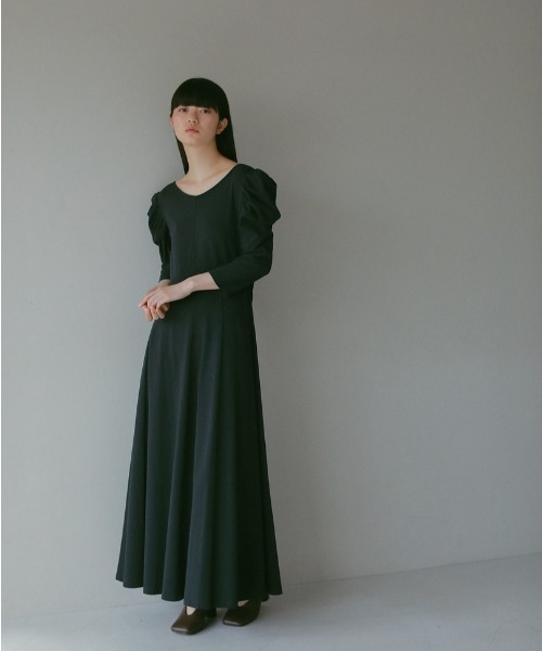 美品.定価3.7万☆カーサフライン カシュクール フレアワンピース ヘムライン CASA FLINE（カーサフライン） ワンピース バックカシュクール