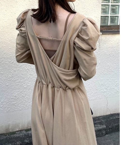 CASA FLINE（カーサフライン） ワンピース バックカシュクール