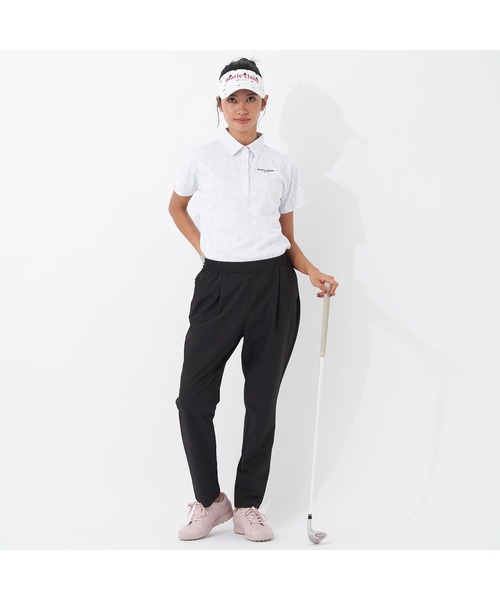 パンツ レディース marie claire GOLF/マリクレール ゴルフ ゴルフウェア ブランド ナイロン 軽量 ストレッチ ロングパンツ テーパ｜zozo｜18