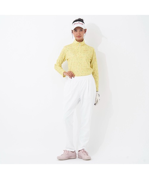 marie claireマリクレール　ストレッチホワイトゴルフパンツ サイズLL marie claire GOLF マリクレール ストレッチパンツ 9分丈 ゴルフ
