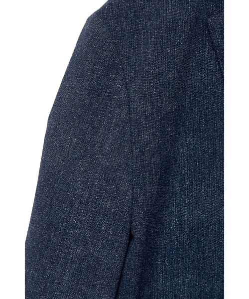 セレモニースーツ カジュアルスーツ HIGH STREET∴COOLMAXデニムプリントサッカージャケット メンズの画像
