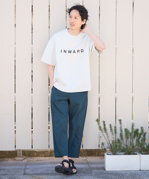 GLOBAL WORK tシャツ ライトクッションCOOLロゴ/半袖/986734