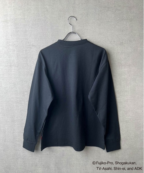 tシャツ 「TETERA×ドラえもん」UNISEX KIDS トトノッターLST / ドラえもん刺繍 フロントプリント トトノッター ロングスリーブ TETERA tシャツ 「TETERA×ドラえもん」UNISEX KIDS トトノッター