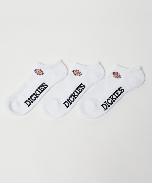Dickies（ディッキーズ） 靴下 DK A 3P ロゴ刺繍底パイル 靴下 3足