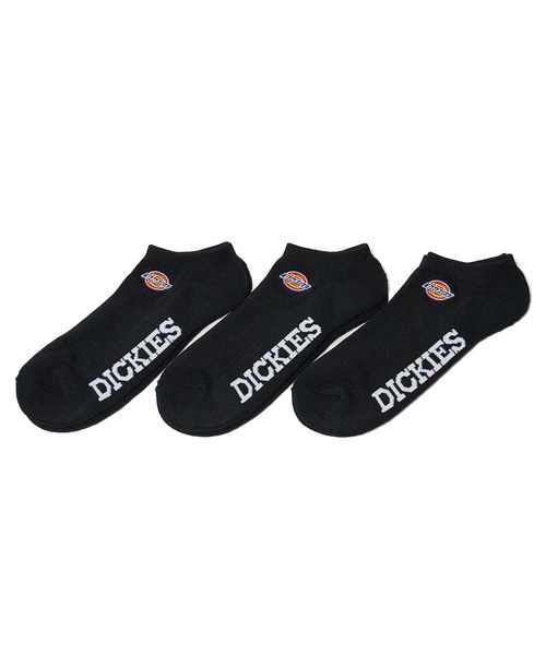 Dickies（ディッキーズ） 靴下 DK A 3P ロゴ刺繍底パイル 靴下 3足