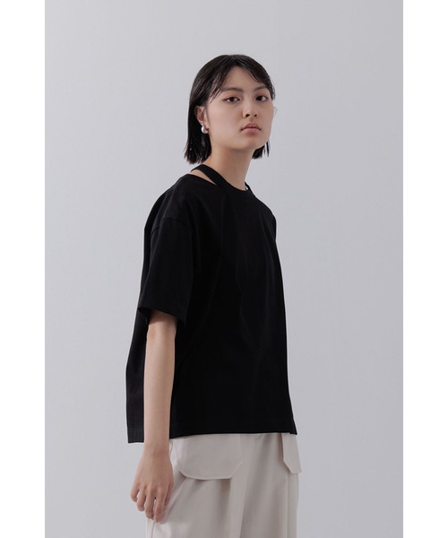 Limue tシャツ カッティングデザインカットソー レディース : ZOZOTOWN
