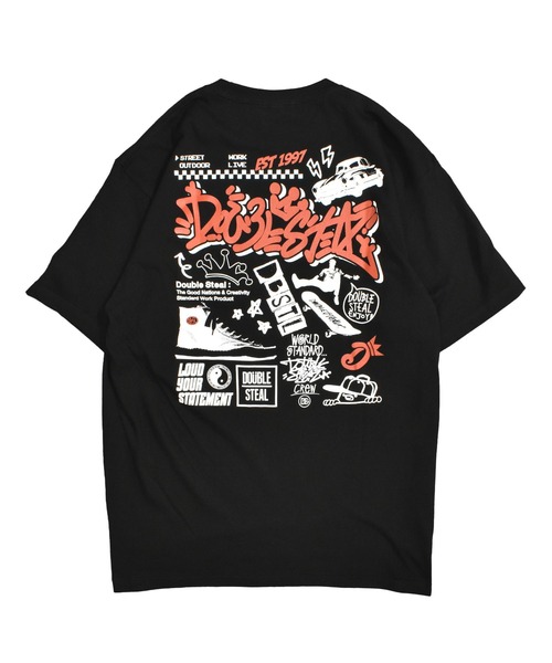DOUBLE STEAL ダブルスティール MY NAME IS OIOZ 2 DOUBLE STEAL（ダブルスティール） tシャツ ストリートモチーフ T