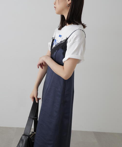 ☆日本未入荷*Massimo Dutti*新作*レースパネルギンガムワンピ☆ Massimo Dutti(マッシモドゥッティ) ワンピース・オールインワン