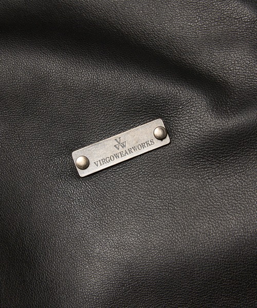 革ジャン ライダース Premium virgers leather jacket メンズ レディースの画像