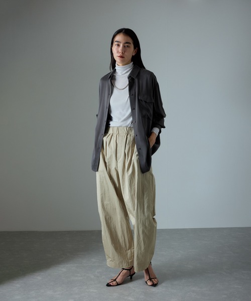 SALON adam et rope' ブラウス シャツ 「24AW」GENTLE SILK