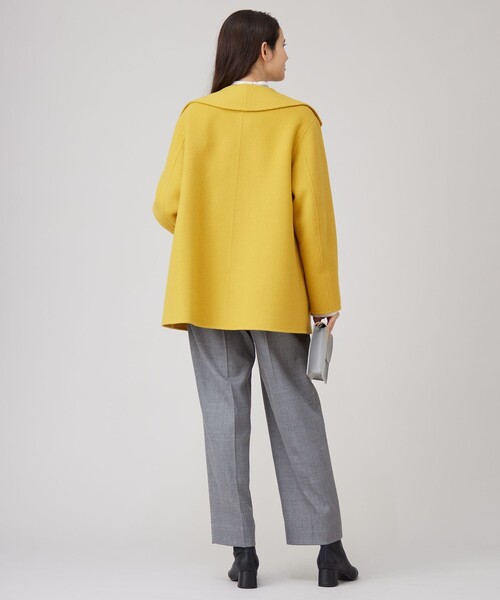 自由区（ジユウク） コート アウター ウールリバーショート コート