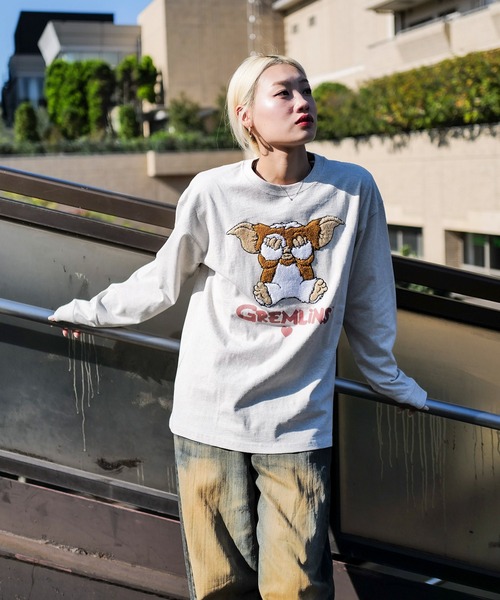 LB/S tシャツ 「GREMLINS/グレムリン」オリジナルデザインロンT ギズモ