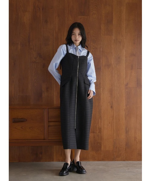 ★関税込★CEST★ジャケットベルト ワンピース★ セール】BELTED WIDE OP ベルト付き ワイド ワンピース ミニ