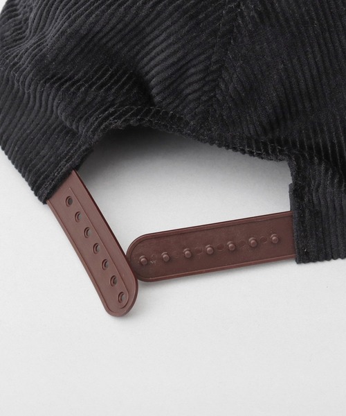 Ruben キャップ 帽子 コーデユロイ バイカラー フラットバイザー