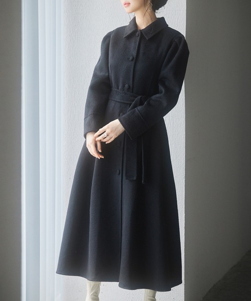 SAISON DE PAPILLON コート チェスターコート フレアシルエット