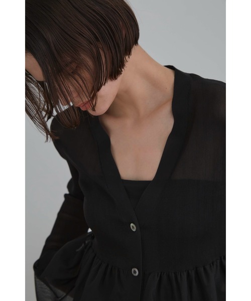 LE PHIL カーディガン シアーフレアカーデ レディース : ZOZOTOWN  