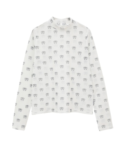 Candy Stripper RIBBON SEE THROUGH トップス レディース
