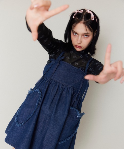 CandyStripper✨PRECOCIOUS RIBBON RIB トップス Candy Stripper（キャンディストリッパー）の「PRECOCIOUS