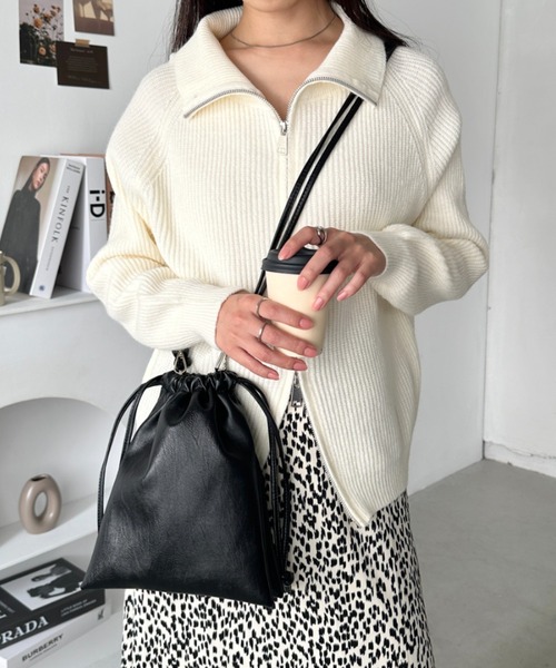 CLEA ショルダーバッグ バッグ 2WAY巾着ミニショルダーバッグ