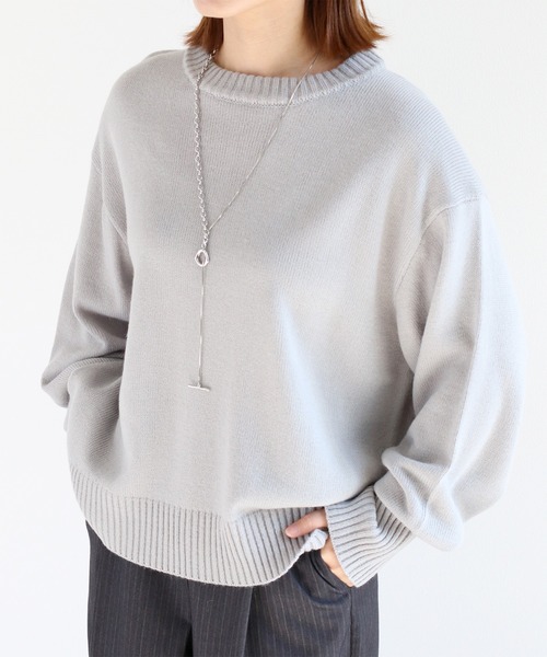 cepo（セポ） ニット セーター カシミアタッチクルーネックニット