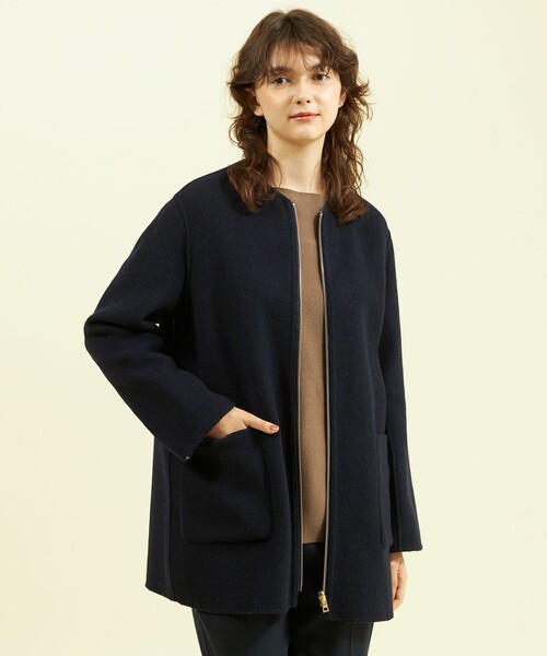 MACKINTOSH PHILOSOPHY ノーカラーコート コート 「WEB＆一部