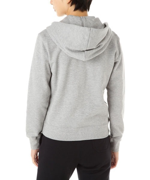 SUNSPEL フルジップ フード付きパーカー グレー サイズ2 カシミヤ ジップ パーカー （Grey Melange）| Sunspel